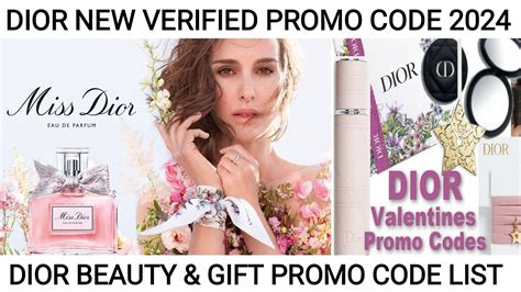 dior free gift promo code|Dior promo code tiktok.